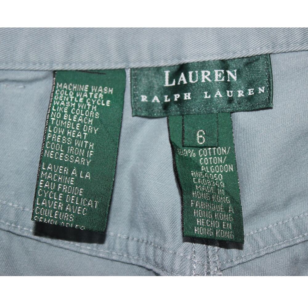 Lauren Ralph Lauren Women's Size 6 Green Denim Jeans - Picture 6 of 7